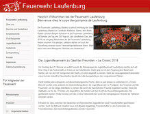 Tablet Screenshot of feuerwehrlaufenburg.de